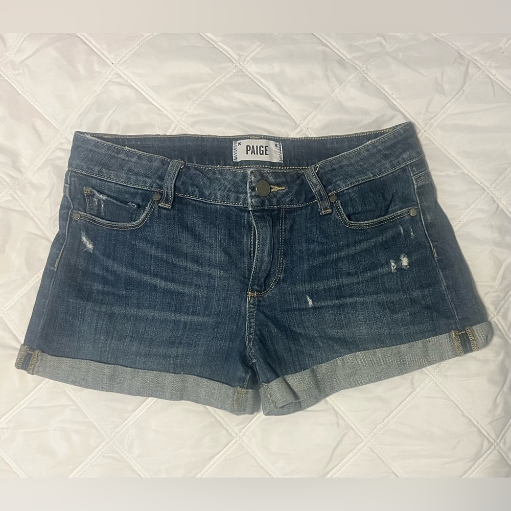 Paige Denim Cuffed Shorts size 27